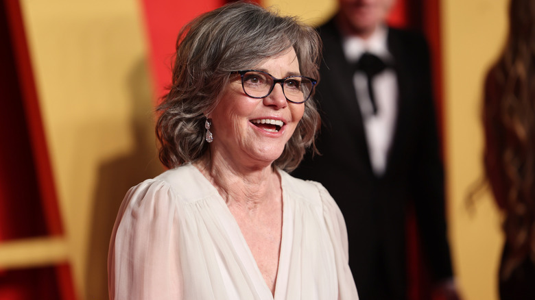 Sally Field smiled